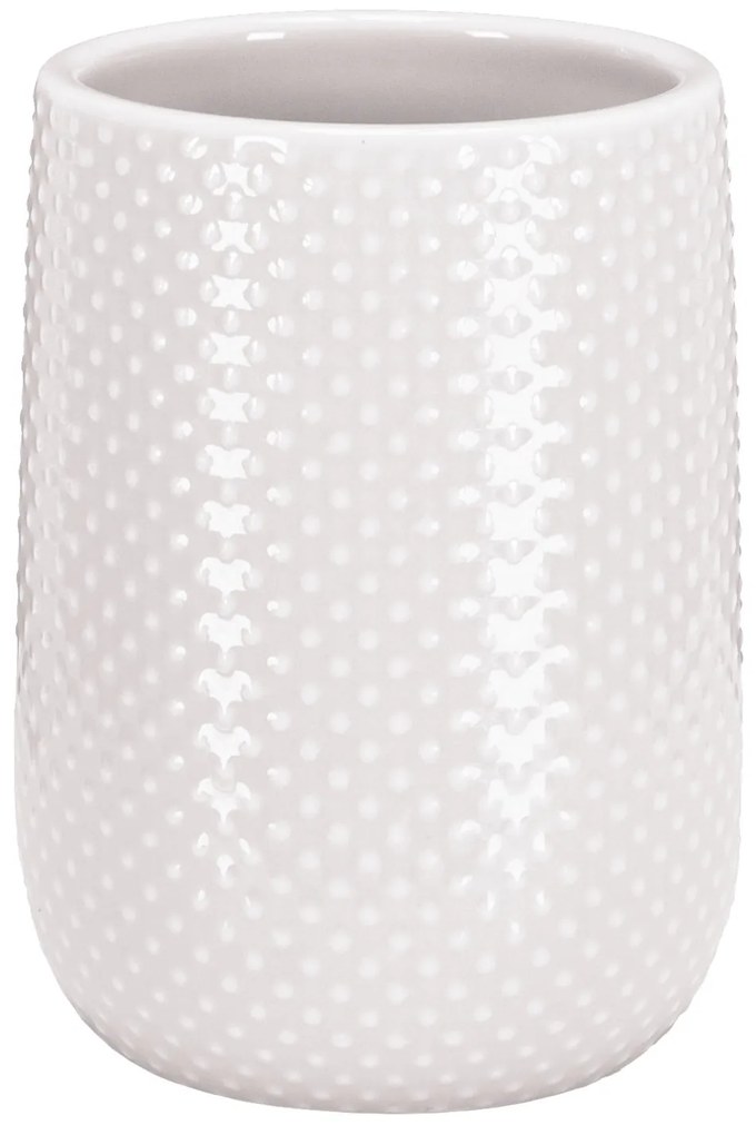 Kleine Wolke Dotty pahar pentru periuta de dinti alb 8030100852