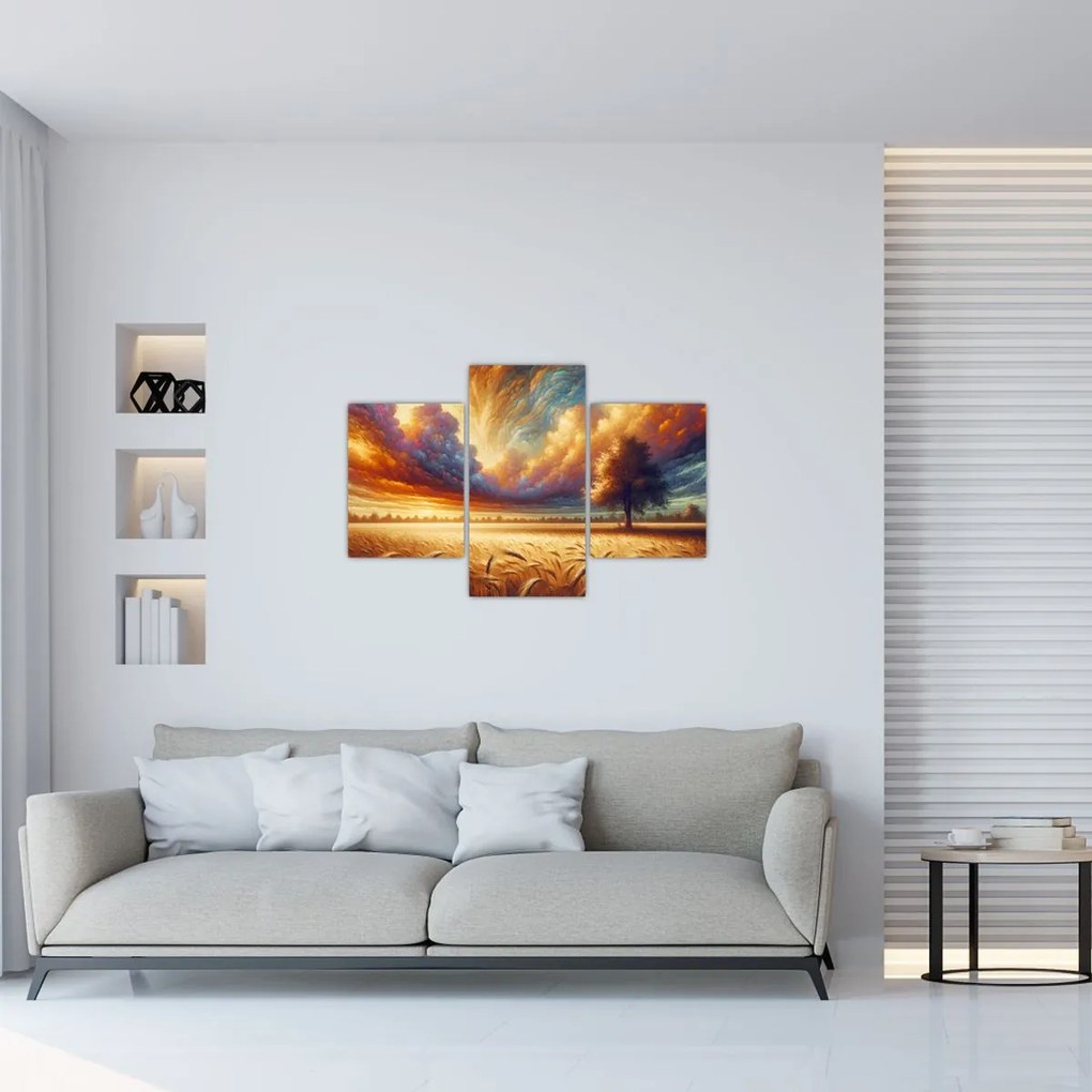 Tablou – Arbore pe câmp (90x60 cm)