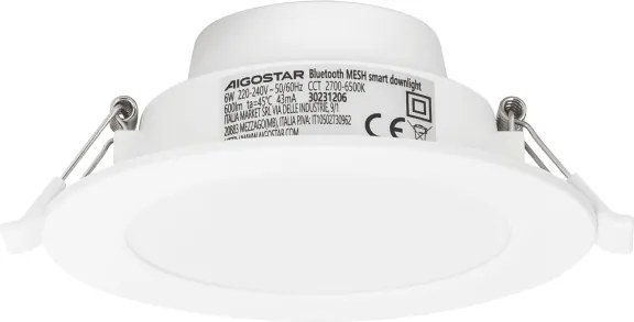 SET 3x corp de iluminat LED dimabil încastrat Aigostar MESH 6W/230V 2700K-6500K d. 11,5cm