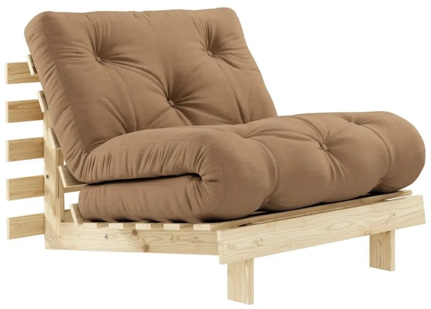 Fotoliu variabil KARUP Design Roots Raw/Mocca, maro