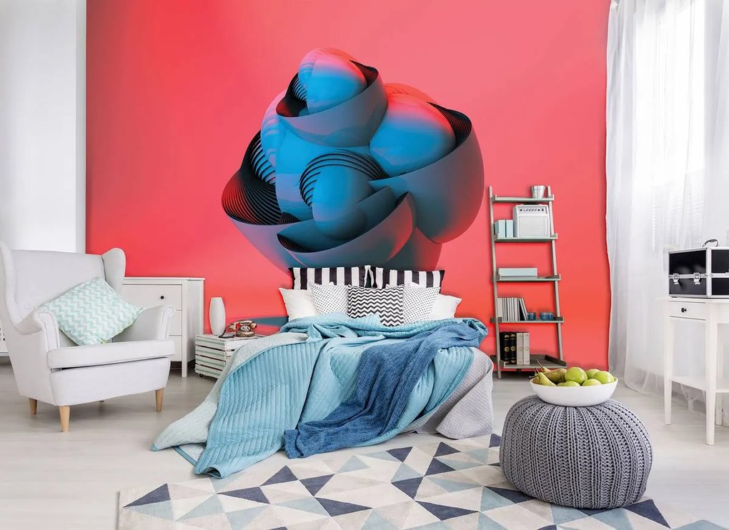 Fototapet - 3D obiect (254x184 cm)