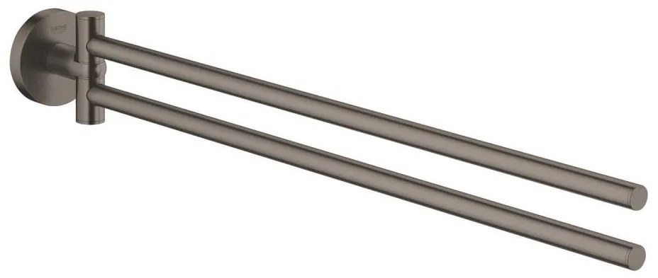 GROHE 40371AL1 - Suport pentru prosoape ESSENTIALS, 439 mm, grafit