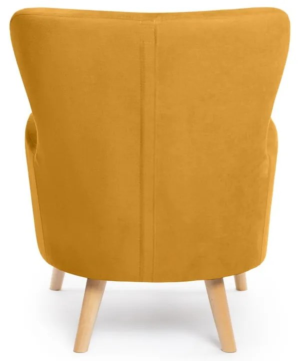 Fotoliu galben muștar wing Noemye – Bonami Selection