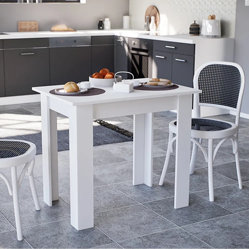 Masă de dining Yorki Standard 86x60 cm albă