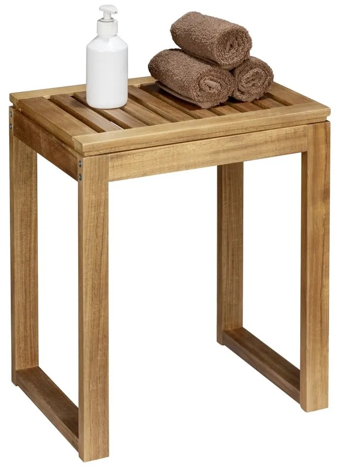 Scaun în culoare naturală din lemn de acacia Fondi – Wenko