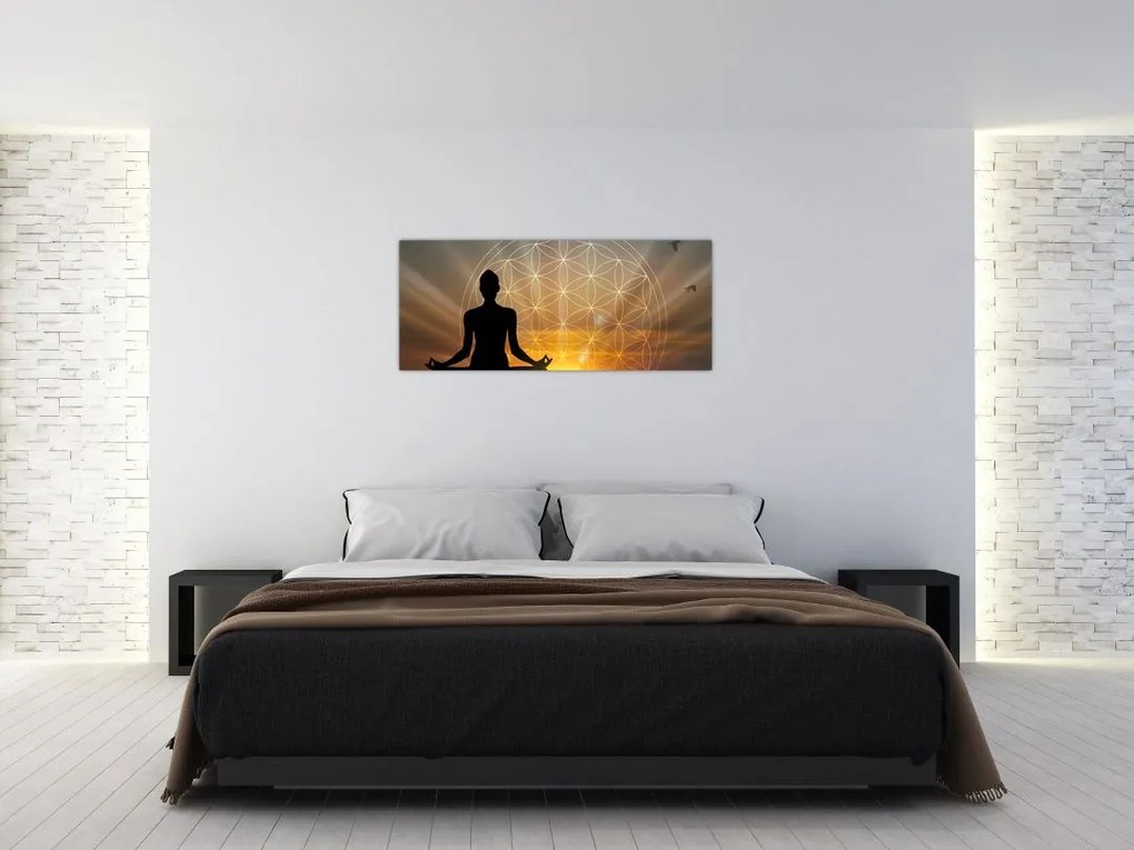 Tablou cu meditație (120x50 cm)