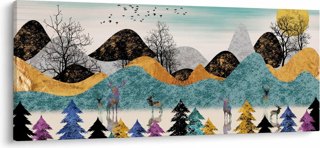 Tablou fgrafic cu cebi (120x50 cm)