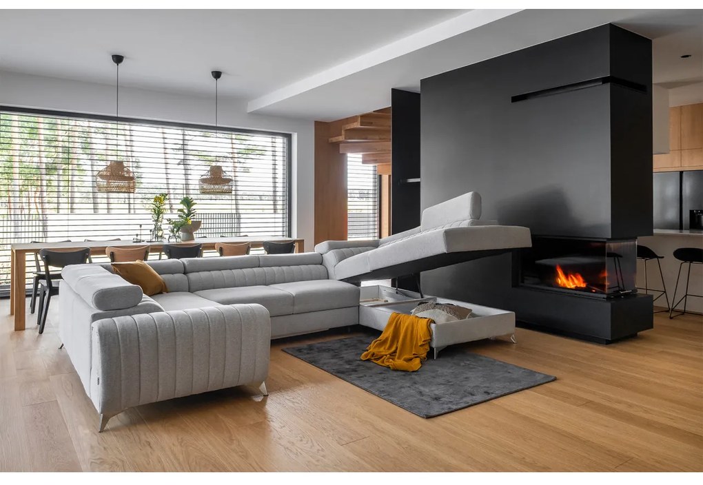Coltar extensibil Louis pe dreapta Velvetmat 4