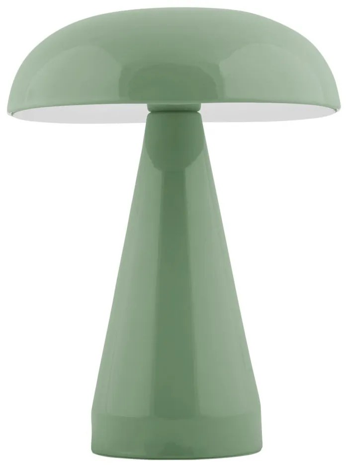 Veioză verde LED cu intensitate reglabilă cu abajur din metal (înălțime 20,5 cm) Rachel – Leitmotiv