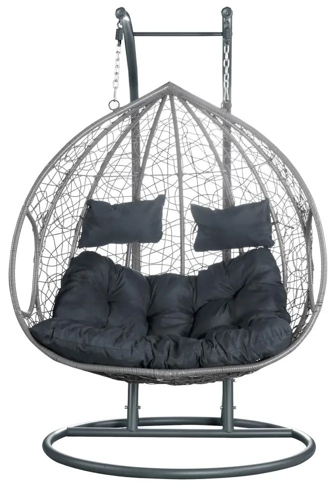 Fotoliu dublu suspendat Deber (gri) . 1116294