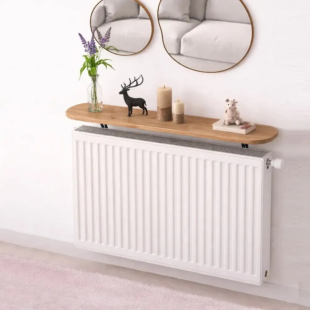 Raft perete, suport calorifer, nuc, Homs, 120x18  cm, L009