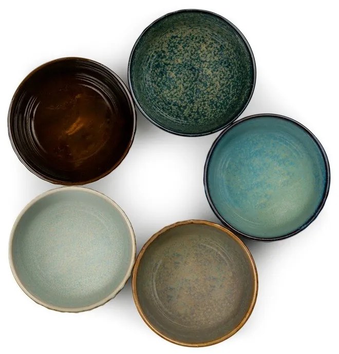 Cești 5 buc. din porțelan 200 ml Sara – Bredemeijer