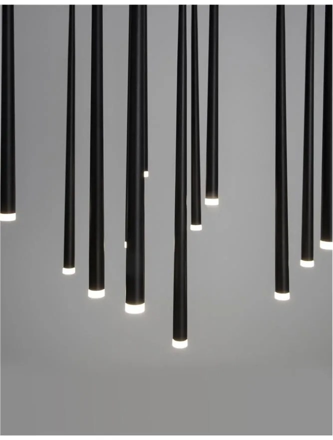 Lustra cu 12 pendule LED design modern Giono NVL-9601012