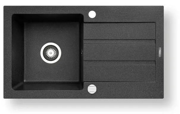 Chiuvetă de bucătărie Pyramis 70006801 NEXT 76x44 cm granit/negru