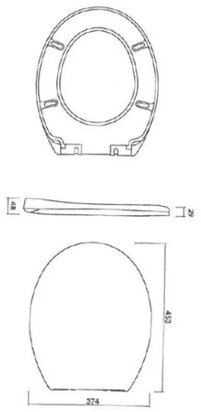 Colac de toaletă Cersanit K98-0074 PRESIDENT SoftClose alb