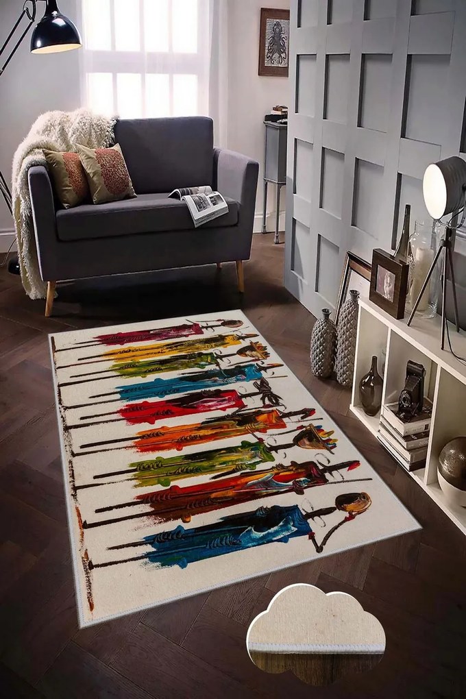 Covor, Hmnt47, 80x200 cm, Multicolor