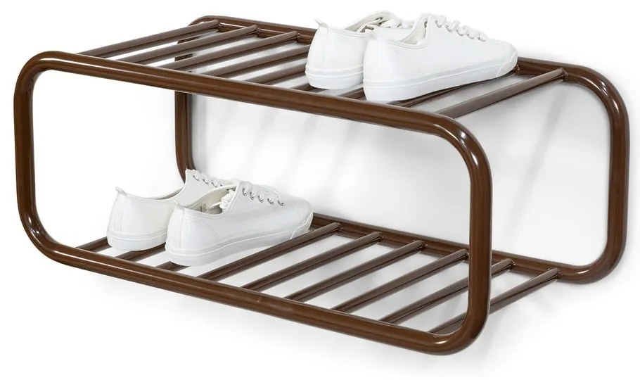 Pantofar maro închis suspendat din metal 72x28x35 cm Retro – Spinder Design