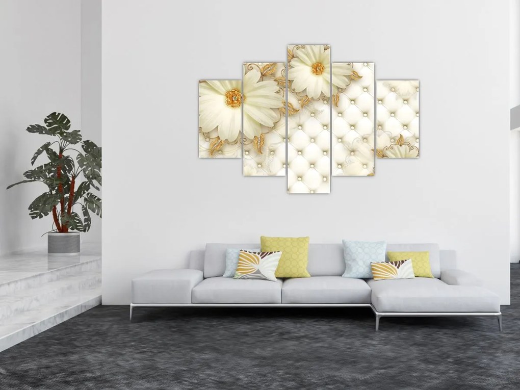 Tablou - Colaj auriu (150x105 cm)