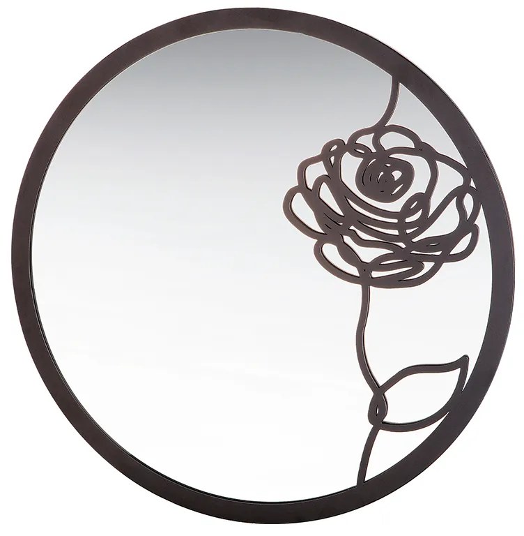 Oglinda Rose, metal, maro, 2x50 cm