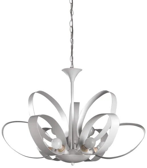 Lustră pe lanț ONLI SERENA 9xE14/6W/230V alb