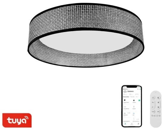 Immax NEO 07287L - Plafonieră LED LONA CCT dimabilă, 36 W / 230 V, Ø 45,5 cm + telecomandă