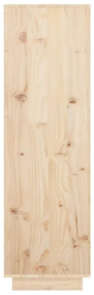 Dulap inalt, 38x35x117 cm, lemn masiv de pin 1, Maro