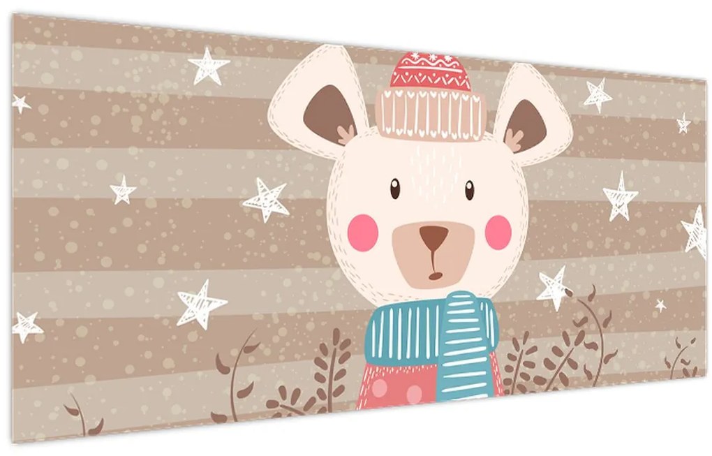 Tablou - Ursuleț (120x50 cm)