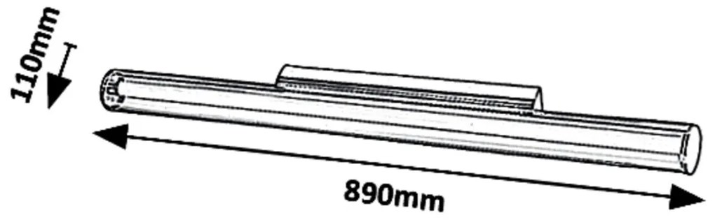 Aplica / Lampa LED perete/mobila bucatarie Paula 89cm