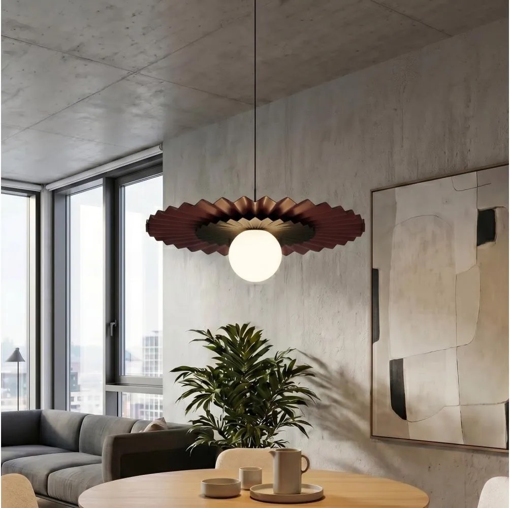 Lustră suspendată pe cablu UMBRA 1xG9/8W/230V negru/roșu