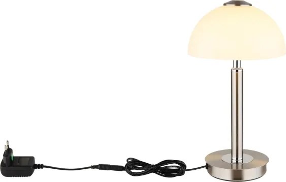 Globo 21953N - Lampă de masă LED reglabilă cu control tactil ULDIN LED/7W/230V 3000K crom mat