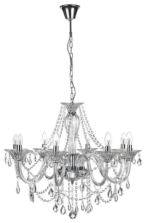 Candelabru elegant cu cristale K9 Connor 8L