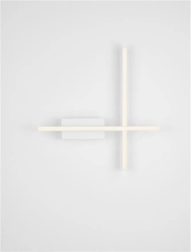 Aplica de perete LED design modern QUAM alb