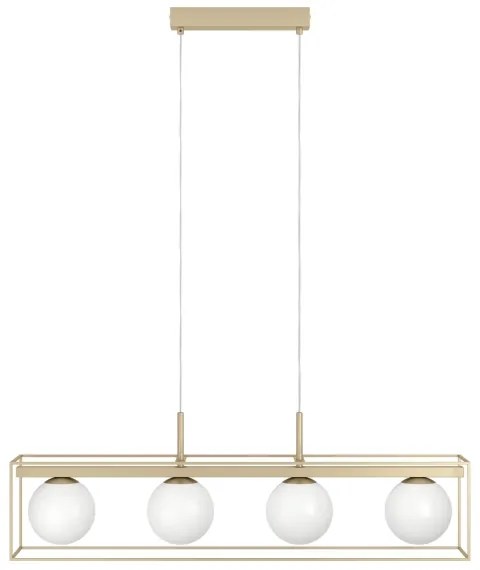 Eglo 97793 - Lustră pe cablu VALLASPRA 4xE14/40W/230V