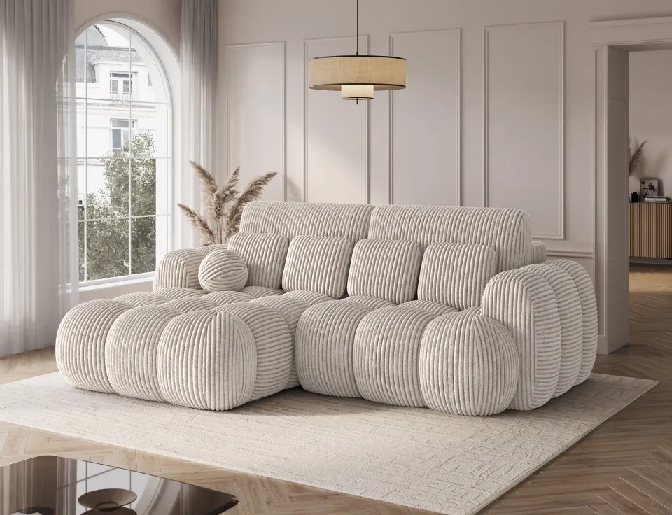 Colțar Covelion extensibil, 260x167x105 cm, orientare stânga – Modullo 01