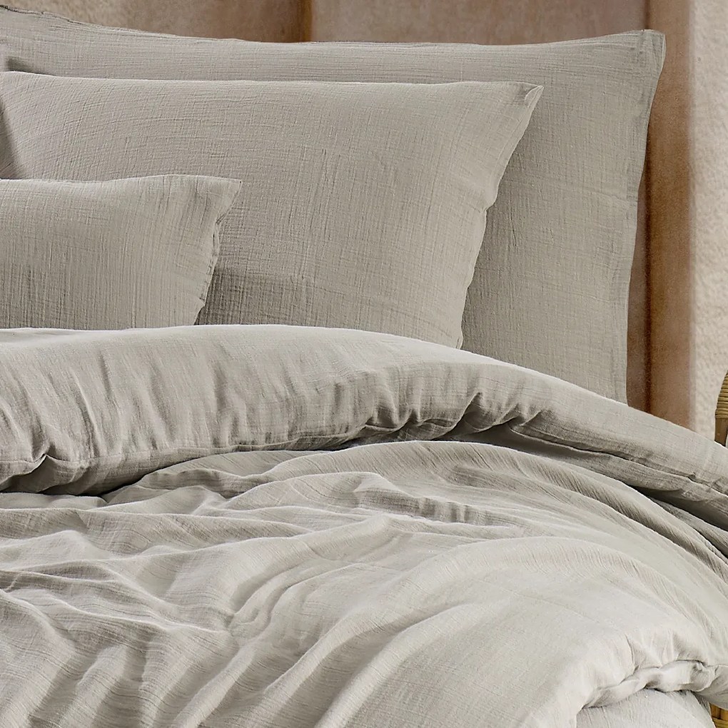 Lenjerie de pat Muselină 4Home Sand, 140 x 220 cm, 70 x 90 cm