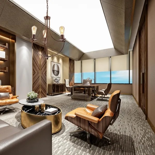 Lustră pe lanț GINA 3xE27/60W/230V maro