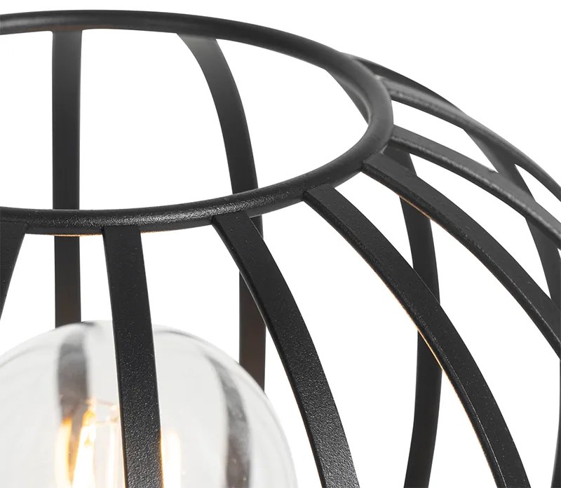 Lampa de masă de design neagră - Johanna