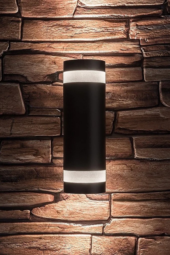 Aplica LED CCT perete exterior IP65 Urfa Line maro