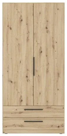 Dulap MARO 100x213 cm, stejar artisan