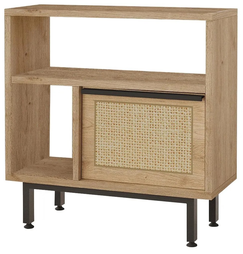 Măsuță laterală Nimelo 5 (nuc + stejar). Promo -25%. 1094788