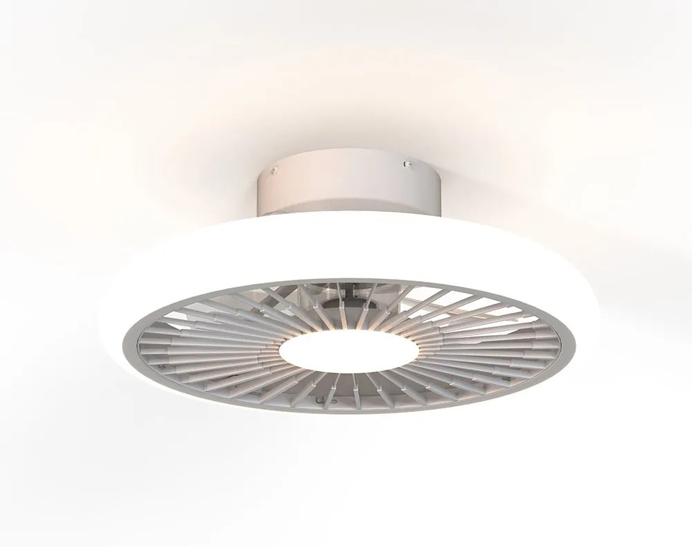 Lustra LED cu Ventilator si telecomanda TURBO alb