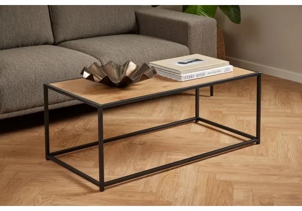 Masă de cafea SARON stejar/negru