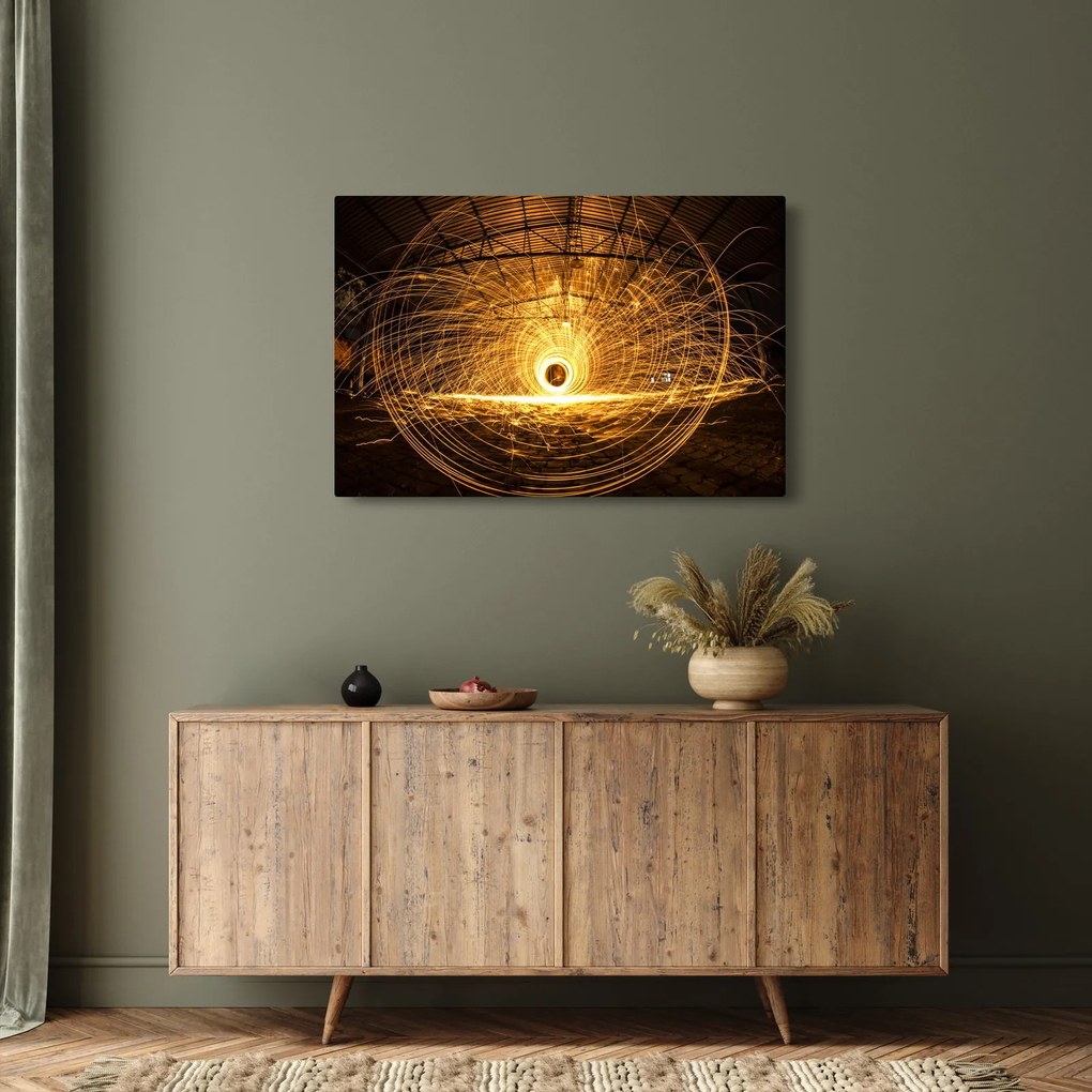 Tablou - Disc luminos (90x60 cm)