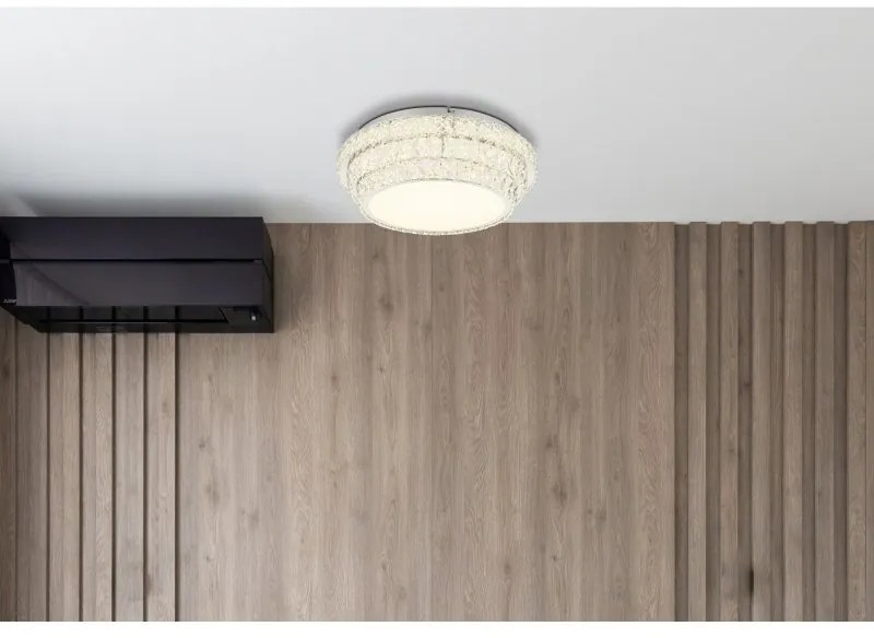 Lustra aplicata, Cristale K5, LED CCT, Telecomanda KLARA 50cm 68157-48 GL