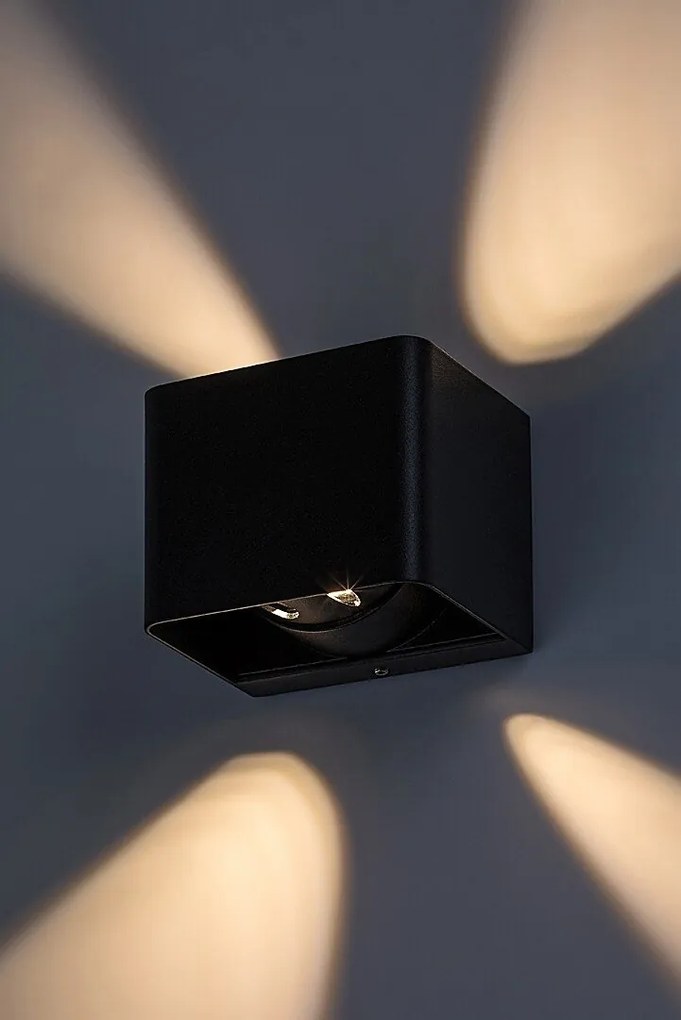 Aplica de exterior iluminat ambiental, Protectie IP54 Hallstatt antracit