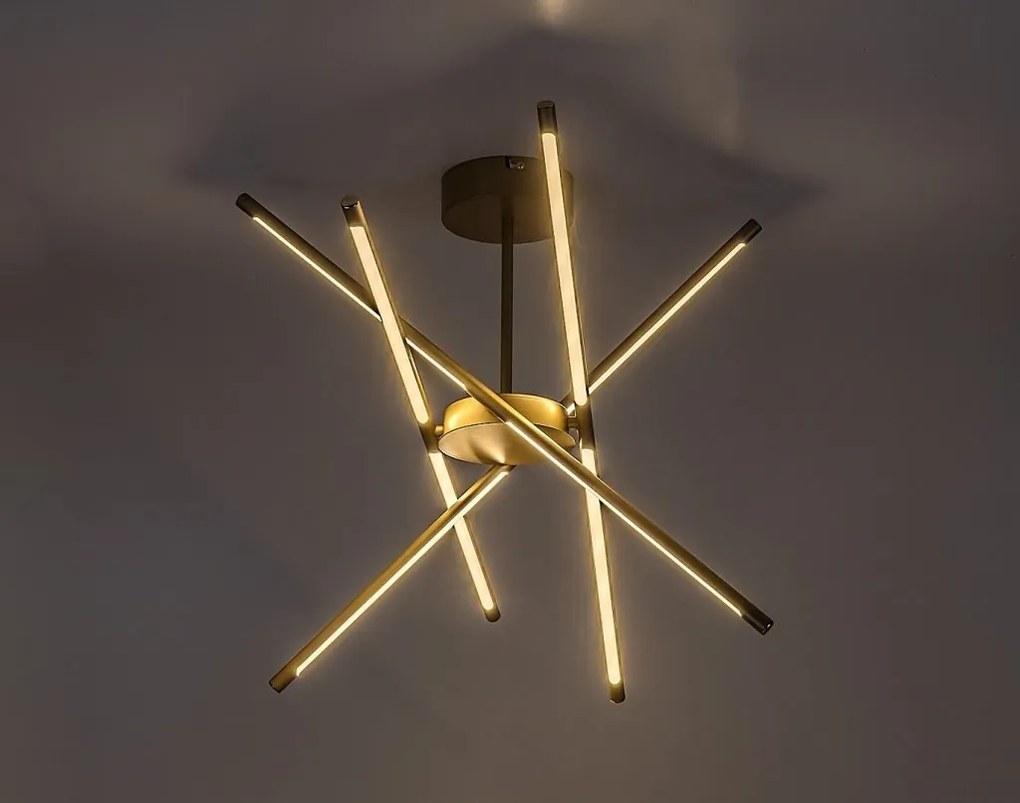 Plafoniera LED stil minimalist Henli2 auriu