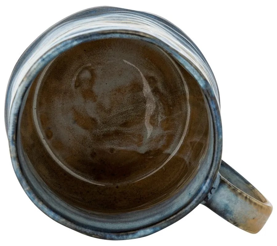 Căni albastre 4 buc. din gresie 380 ml Deana – Bloomingville