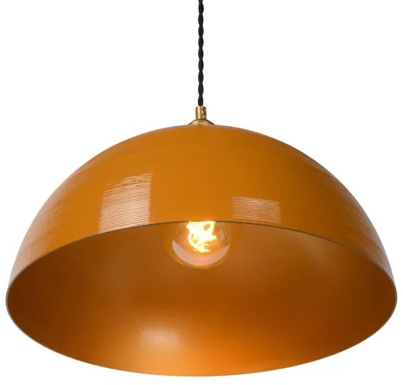 Lustră pe cablu MARNE 1xE27/60W/230V portocaliu Lucide 30485/40/44