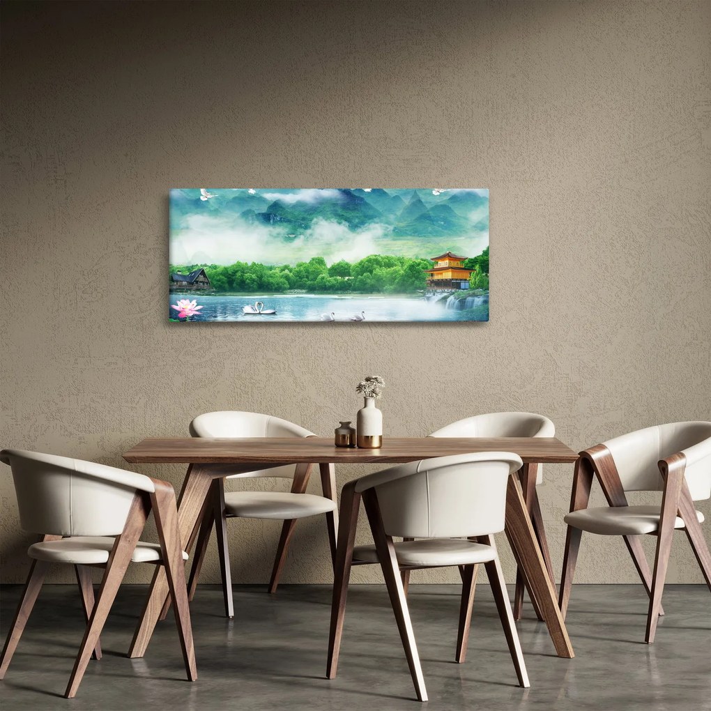 Tablou - Peisaj de vis (120x50 cm)