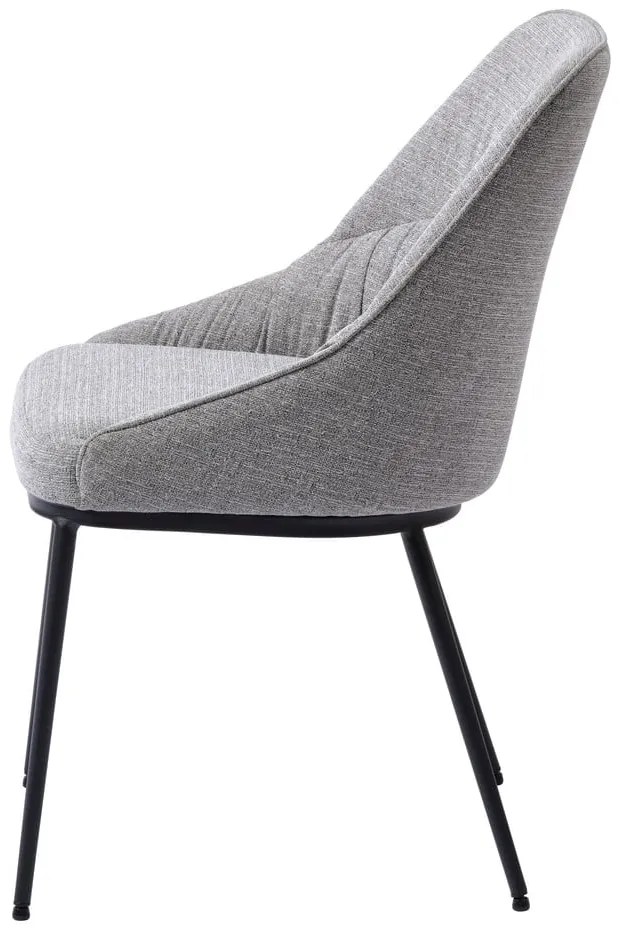 Scaune de dining gri 2 buc. Meridian – Unique Furniture